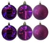 Baubles PVC: 10cm | Purple