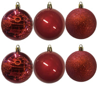 Baubles PVC: 10cm | Red
