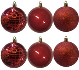 Baubles PVC: 10cm | Red