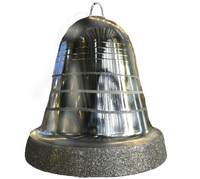 Bell: 28cm(H) x 25cm(W) | Silver