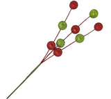 Pick: 60cm | Red & Lime baubles