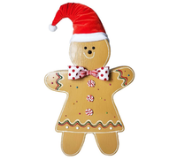 Gingerbread standing ornament: 50cm | Gingerbread girl with hat