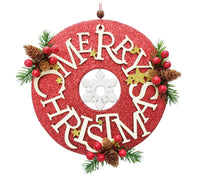 Ornament: 25cm(D) | Merry Christmas