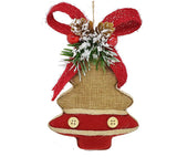 Tree: 15cm | Hessian with Red