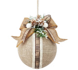 Ball: 10cm(D) | Hessian with White