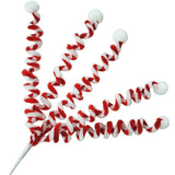 Pick: 60cm | Red and White Twirls