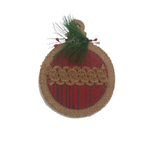 Hessian: 12cm(D) | Bauble