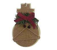 Hessian: 12cm | Snowman