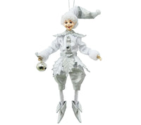 Elf: 30cm(H) | Silver & White