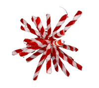 Pipe cleaners: 10cm(L) x 8mm(W) | Red & White