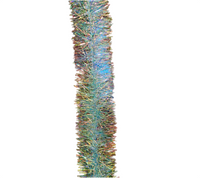 Tinsel garland: 2m(L) x 9cm(W) | Light Blue | Mother of Pearl