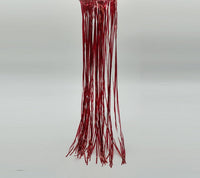 Tinsel rain: 50cm(L) x 20cm(W) | Red