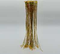 Tinsel rain: 50cm(L) x 20cm(W) | Champagne