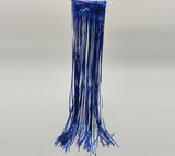 Tinsel rain: 50cm(L) x 20cm(W) | Blue