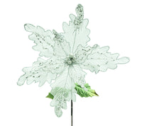 Poinsettia: 30cm | Silver