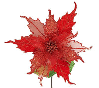 Poinsettia: 35cm | Red