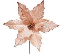 Poinsettias: 28cm | Rose Gold | 5 pack