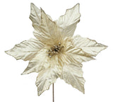 Poinsettias: 28cm | Champagne | 5 pack