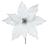 Poinsettias: 28cm | White | 5 pack