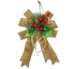 Bow: 30cm | Hessian Bow with berries