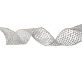 Ribbon: 5m (L) x 6.2cm (W) | Silver | Stretchable