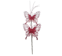 Pick: 54cm | Burgundy Butterfly