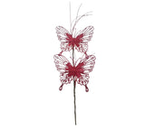 Pick: 54cm | Burgundy Butterfly