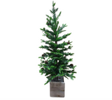 Small Christmas Tree: 90cm | With Pine cones