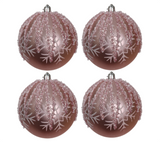 Bauble PVC: 10cm | Pink Decorative