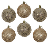 Bauble PVC: 8cm | Champagne Decorative