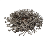 Table Décor: 29cm(D) | Gold dried branches wreath with candle holder