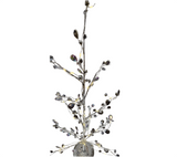 Table Décor: 55cm(H) Silver Crystal tree