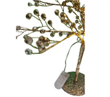 Table Décor: 55cm(H) Gold Crystal tree | Warm White