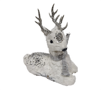 Reindeer: 23cm (L) x 10cm (W) x 25cm(H) | Baby laying