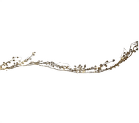 Garland: 1.2m | Gold Crystal | Warm White
