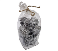 Pinecones: Silver