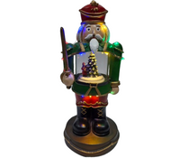 Village: 13.5cm(L) x 13.5cm(W) x 29cm(H) | Nutcracker with sword