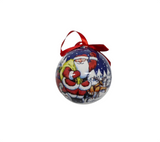 Bauble Decoupage set: 7.5cm | Blue