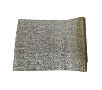 Ribbon: 4.5m(L) x 36cm(W) | Gold mesh