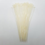 Cable Ties: 260mm (L)  x 2.5mm (W) | White
