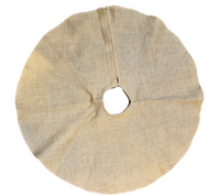Tree Skirt: Hessian with Gold glitter | 120cm