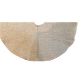 Tree Skirt: Hessian with Gold glitter | 120cm