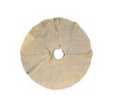 Tree Skirt: Hessian with Gold glitter | 90cm