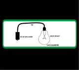 Single Bulb: Battery Operated | 15cm x 20cm | Warm White