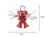Bells: 40cm(L) x 28cm(W) | Red