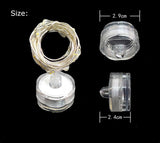 Copper Wire Tea Lights: 2m Warm White | Twinpack