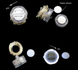 Silver Wire Tea Lights: 2m Multicolour | Twinpack