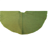 Tree Skirt: Green with White dots |  90cm