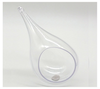 Bauble PVC: 18cm(L) x 7cm(D) | Fillable Teardrop bauble