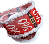 Ribbon: 2.7m (L) x 5.5cm (W) | Santa`s belt | HO HO
